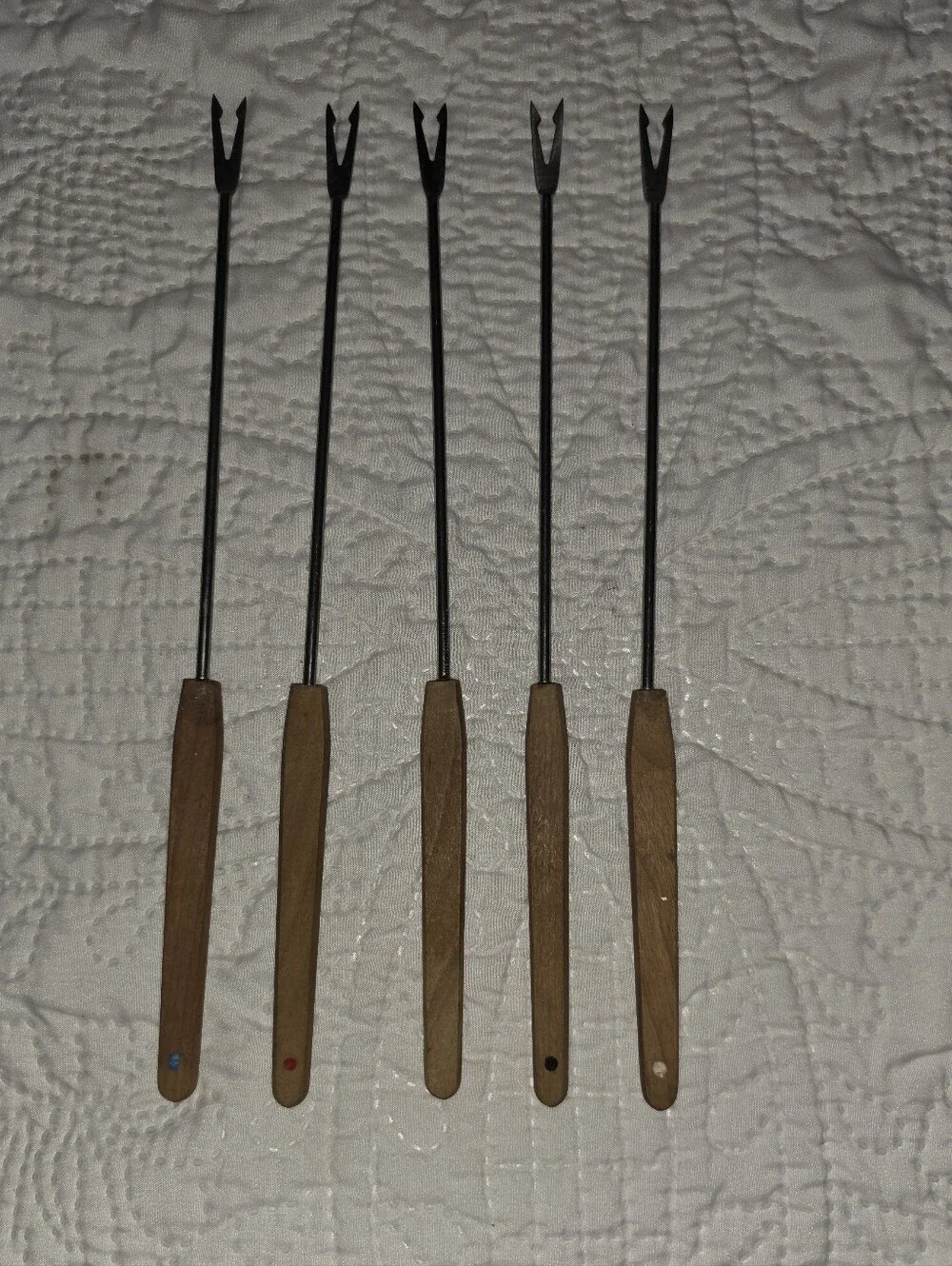 Vintage 1970s Copper Fondue Pot Set